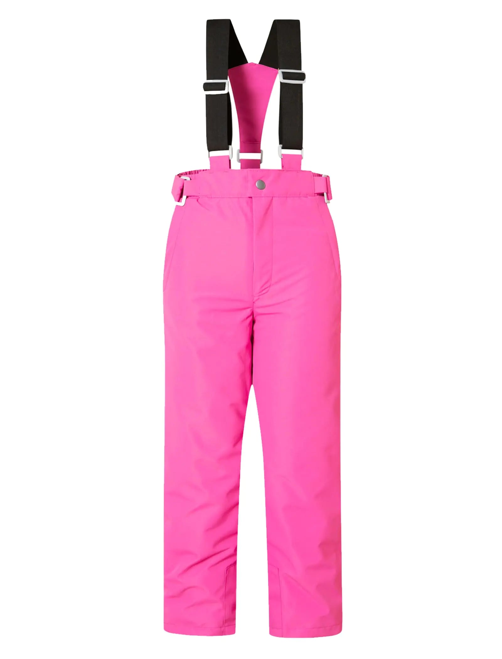 MONTFLIX Kids Waterproof Snow Pants Winter Warm Skiing Snowboard Pants for Girls(12YPink