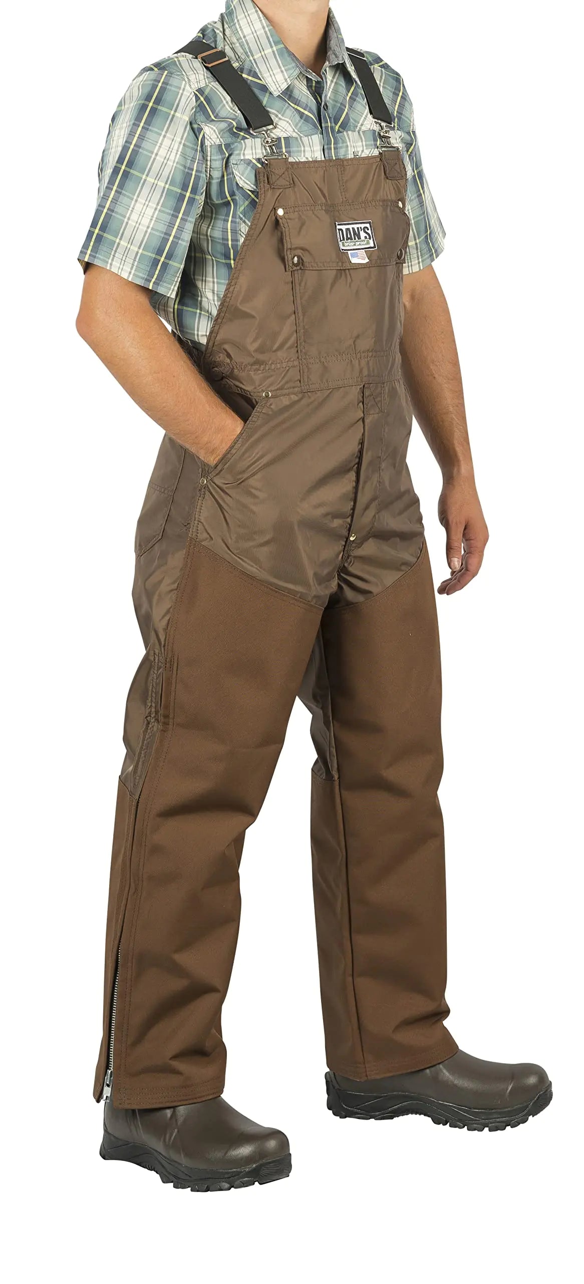 DANS Hunting Gear LLC Cordura Classic Bib Overall Briar proof unlined made in U.S.A. (3X-Large/34)