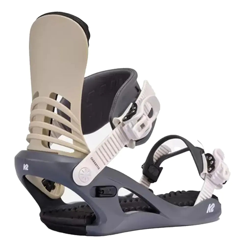 K2 Cassette Womens Snowboard Bindings Grey M